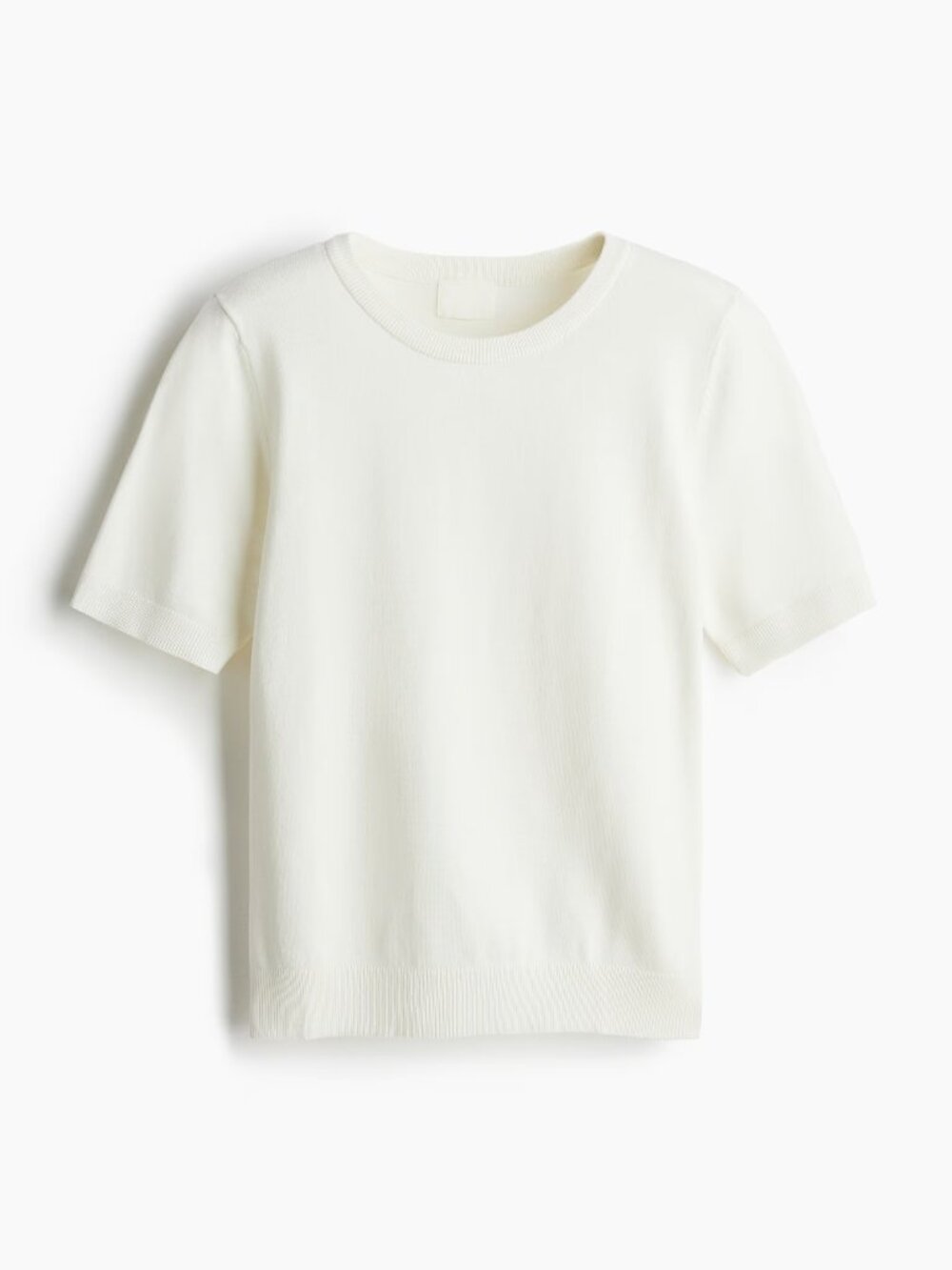H&M White Fine-Knit Top/NWT/XXL